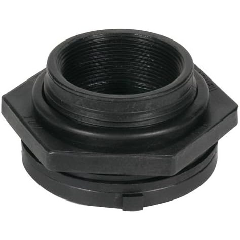 Aquascape 29103 Bulkhead Fitting 2 inch for Pond Water Feature Filter