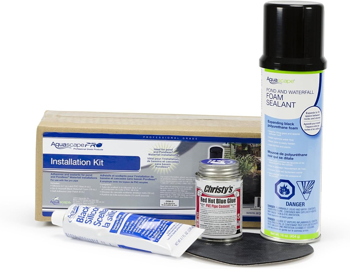 Aquascape 22008 Installation Kit for Pond, Waterfall, Landscape, and Garden Features