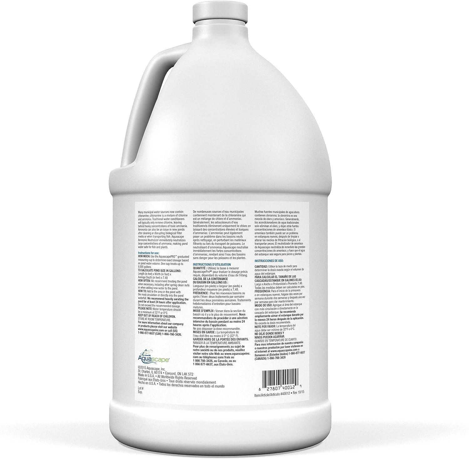 Aquascape AquascapePRO Ammonia Remover,1 Gallon / 3.78 Liter, 40012