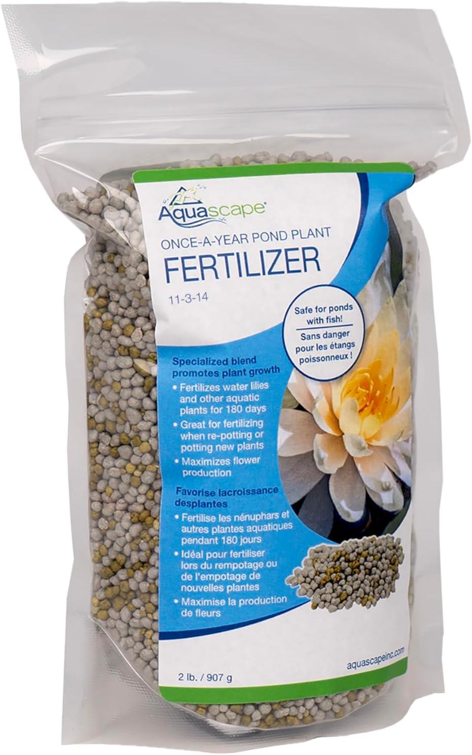 Aquascape Once-A-Year Pond Plant Fertilizer Capsules, 6-Pack, Easy Annual Feeding for Aquatic Plants, Safe for Fish, 89010(Granular)