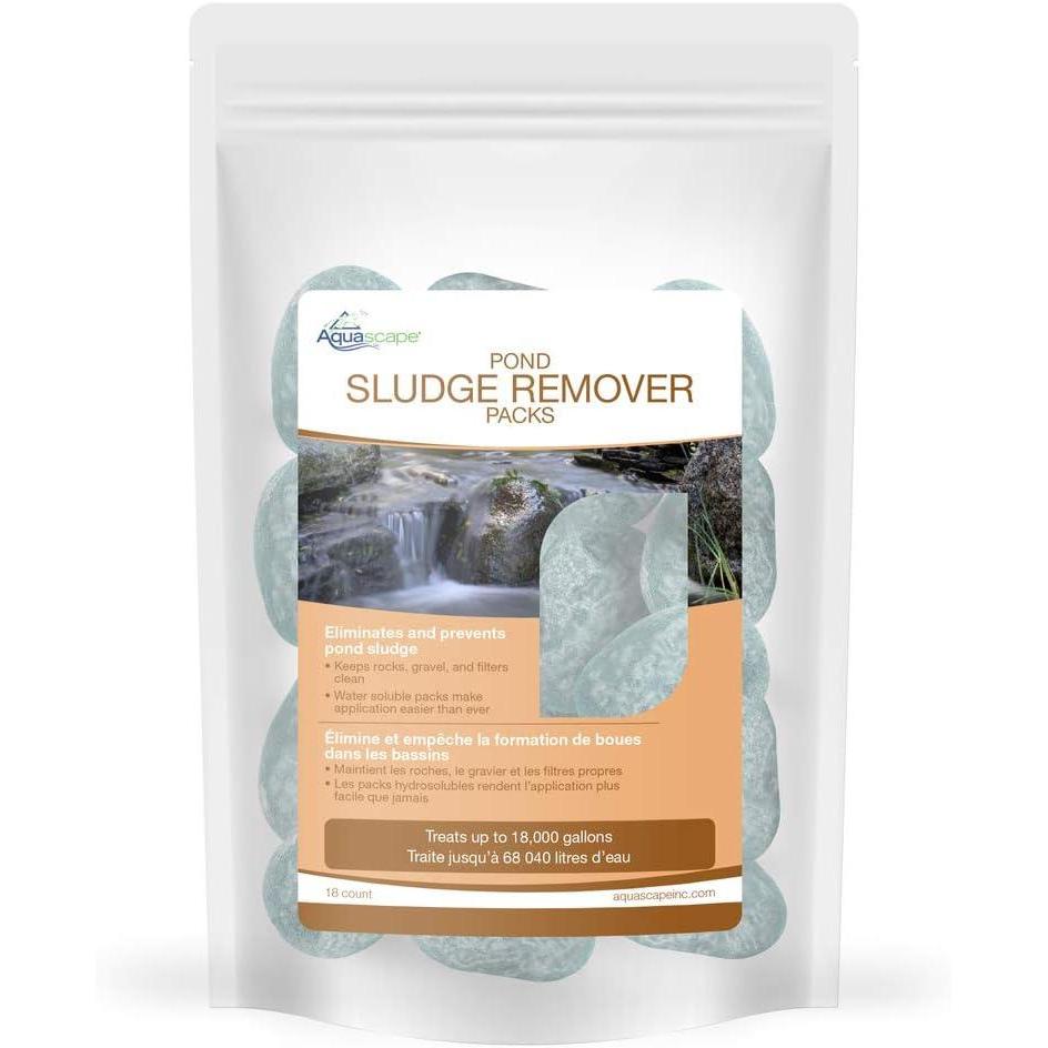 Aquascape Pond Sludge Remover Water Treatments Packs, 72 packs | 96082(18 packs)