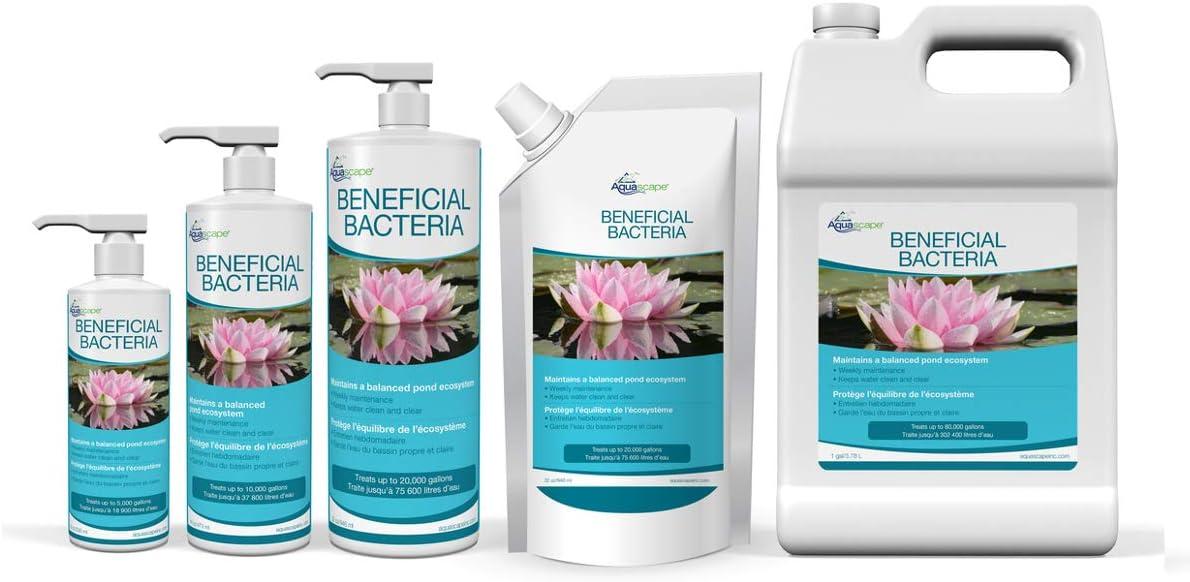Aquascape Beneficial Bacteria Liquid Water Treatment for Ponds and Water Gardens (Refill Pouch / 32 Oz)