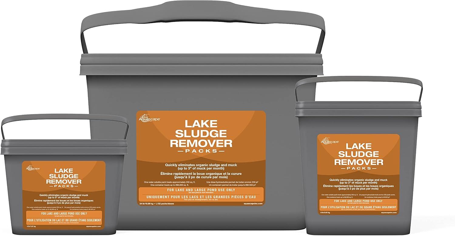 Aquascape Lake Sludge Remover Water Treatment, 384 Packs, 8 lbs, 40018