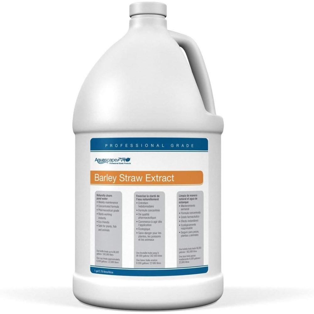 Aquascape Barley Straw Extract Water Treatment 1 Gallon / 3.78 L for Pond Stream 96012