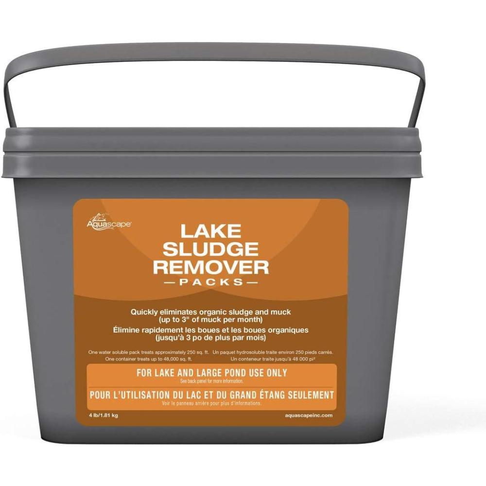 Aquascape Sludge Remover Water Treatments for Lake and Large Pond, 192 Packs | 40017(192 packs)