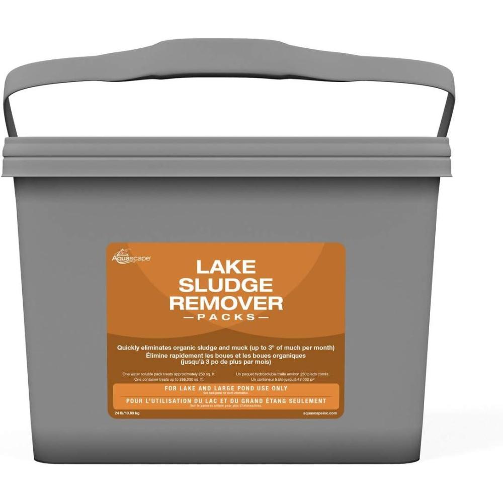 Aquascape Sludge Remover Water Treatments for Lake and Large Pond, 1,152 Packs | 40019