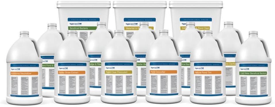 Aquascape Beneficial Bacteria Water Treatment for Ponds, Pro Contractor Grade, Dry, 1 Gallon/3.78 L | 30407 , White