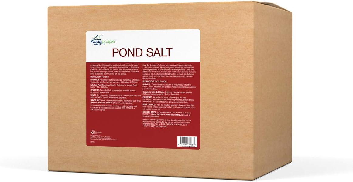 Aquascape 40003 Pond Salt Treatment for Pond and Garden Water Features, 40-Pound Bulk(40 lb.)