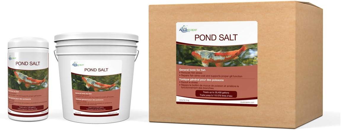 Aquascape 40003 Pond Salt Treatment for Pond and Garden Water Features, 40-Pound Bulk(40 lb.)