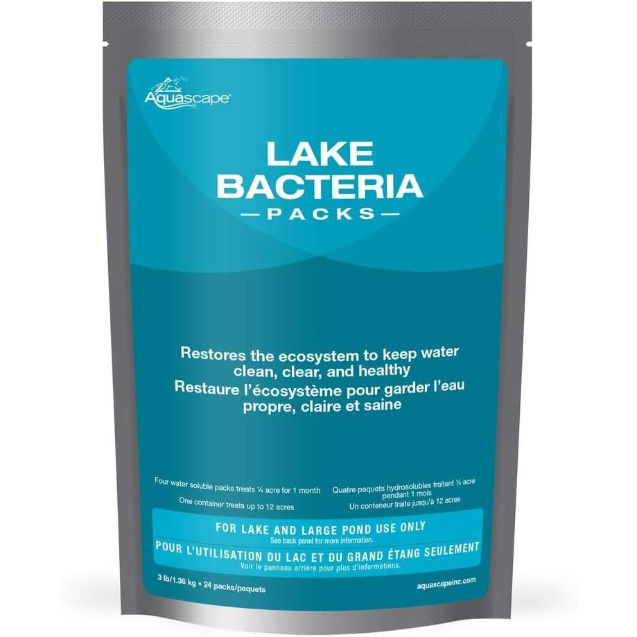 Aquascape Bacteria Water Treatments for Lake and Large Pond, 24 Packs | 40013