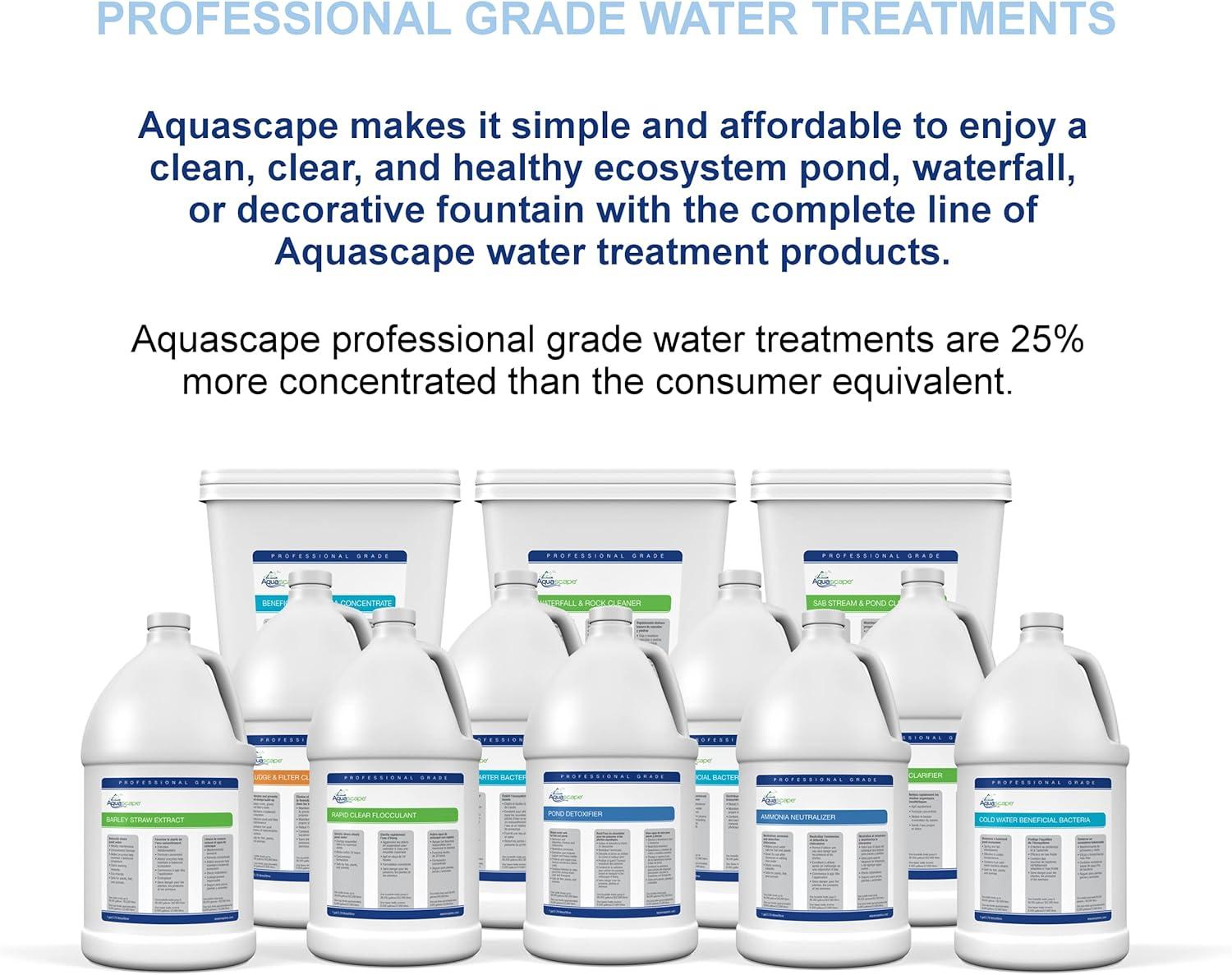Aquascape 40010 AquascapePRO Pond and Debris Clarifier Water Treatment for Pond Water Feature and Garden, 1 Gallon