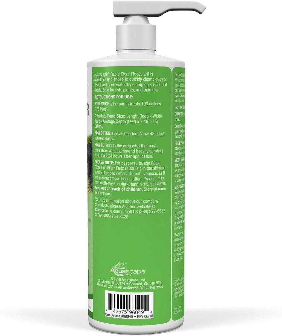 Aquascape Rapid Clear Flocculant (8 Oz / 236 ml)(16 fl oz)