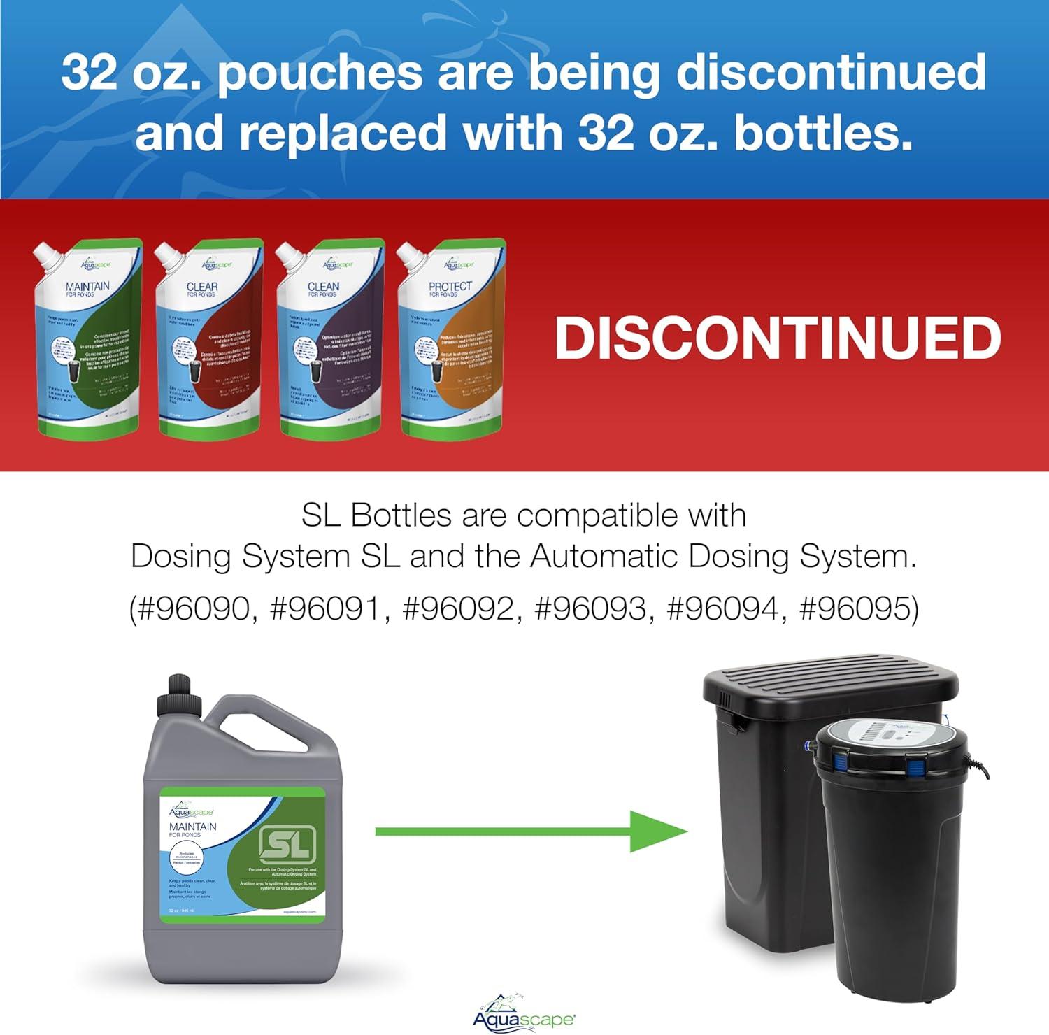 Aquascape Pond Water Treatments for Automatic Dosing System (Clean)