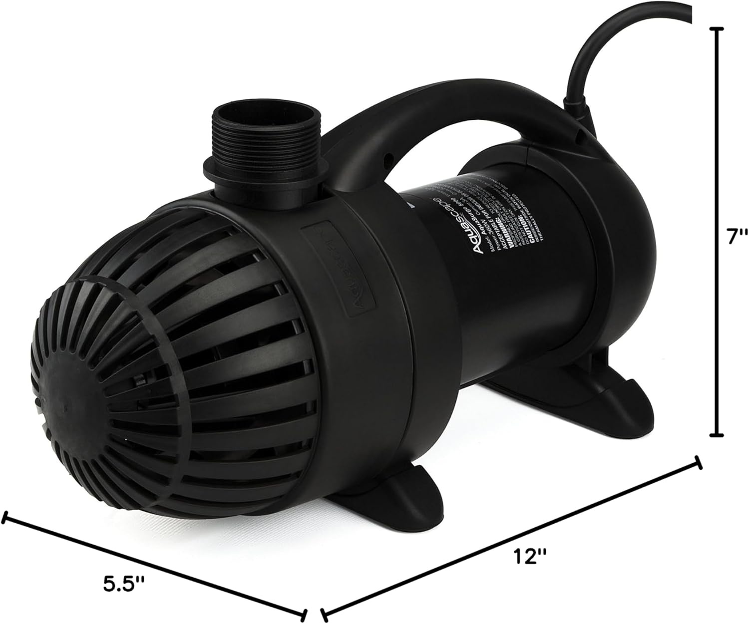 Aquascape AquaSurge Asynchronous Pump for Ponds, Pondless Waterfalls, and Skimmer Filters, 2,000-5,284 GPH(water pump)