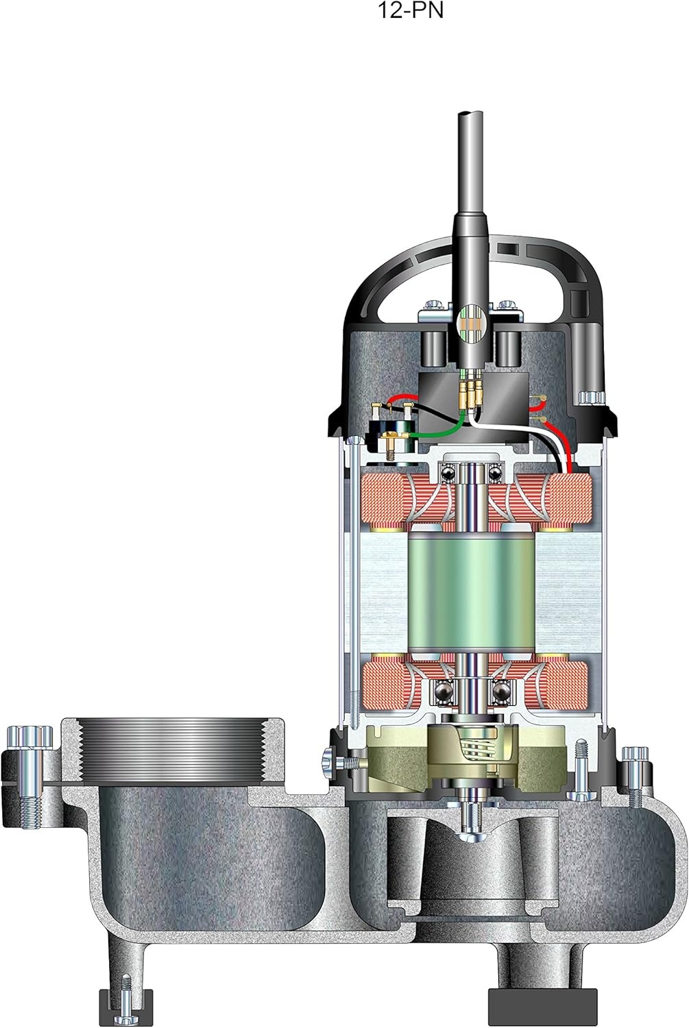 Aquascape Tsurumi 12PN Submersible Pump for Ponds, Skimmer Filters, and Pondless Waterfalls, 10,000 GPH | 30391(Submersible Pond & Waterfall Pump)