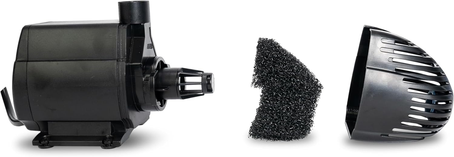 Aquascape Ultra Pump 1100 for Small Ponds, Fountain, Waterfalls, and Filters, 1,110 GPH, 91008(1100)