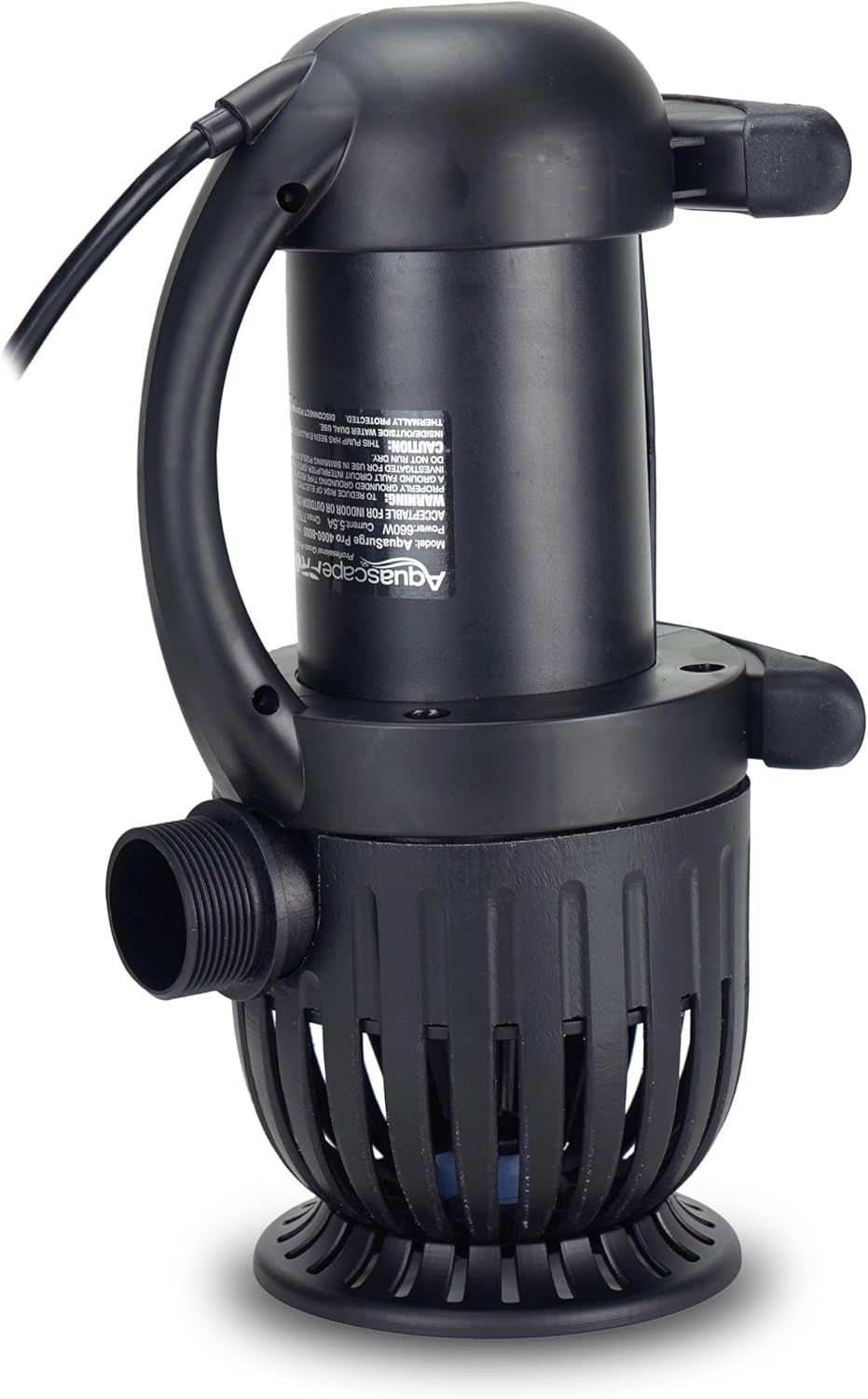 Aquascape AquaSurge PRO 2000-4000 GPH Asynchronous Pump for Ponds, Pondless Waterfalls, and Skimmer Filters, Smart Control Ready, Black, 45009