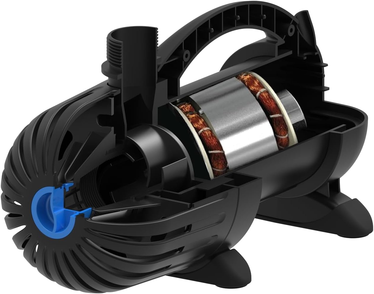 Aquascape 45010 AquaSurge PRO 4000-8000 GPH Water Pump Asynchronous, Smart Control App Ready, Black(4000-8000)