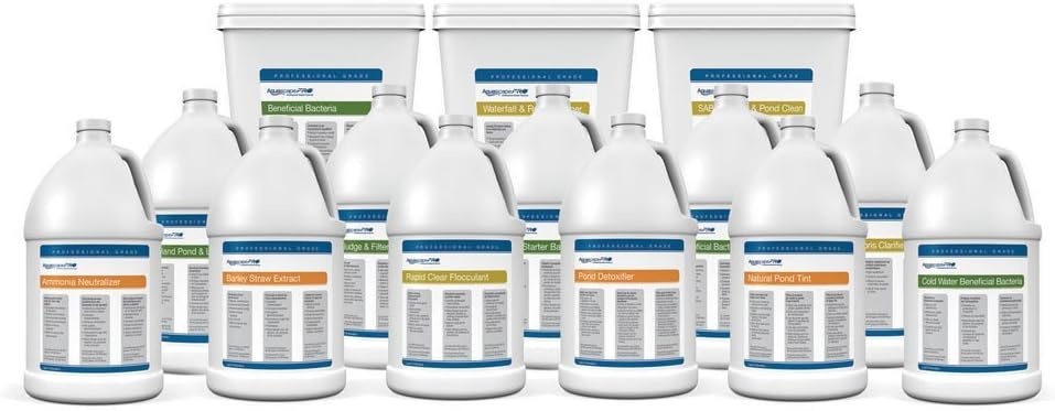 Aquascape 98895 Cold Water Treatment Beneficial Bacteria Liquid 4 LTR/1.1 Gallon for Pond Water Feature Waterfall