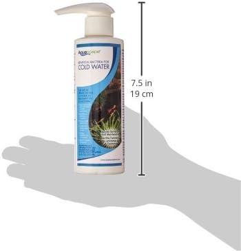 Aquascape Cold Water Beneficial Bacteria for Ponds, 1 Gal / 3.78 L – Maintains Clean and Clear Water in Cooler Temperatures – Safe for Koi, Fish, and Plants, 96021(8 fl oz)