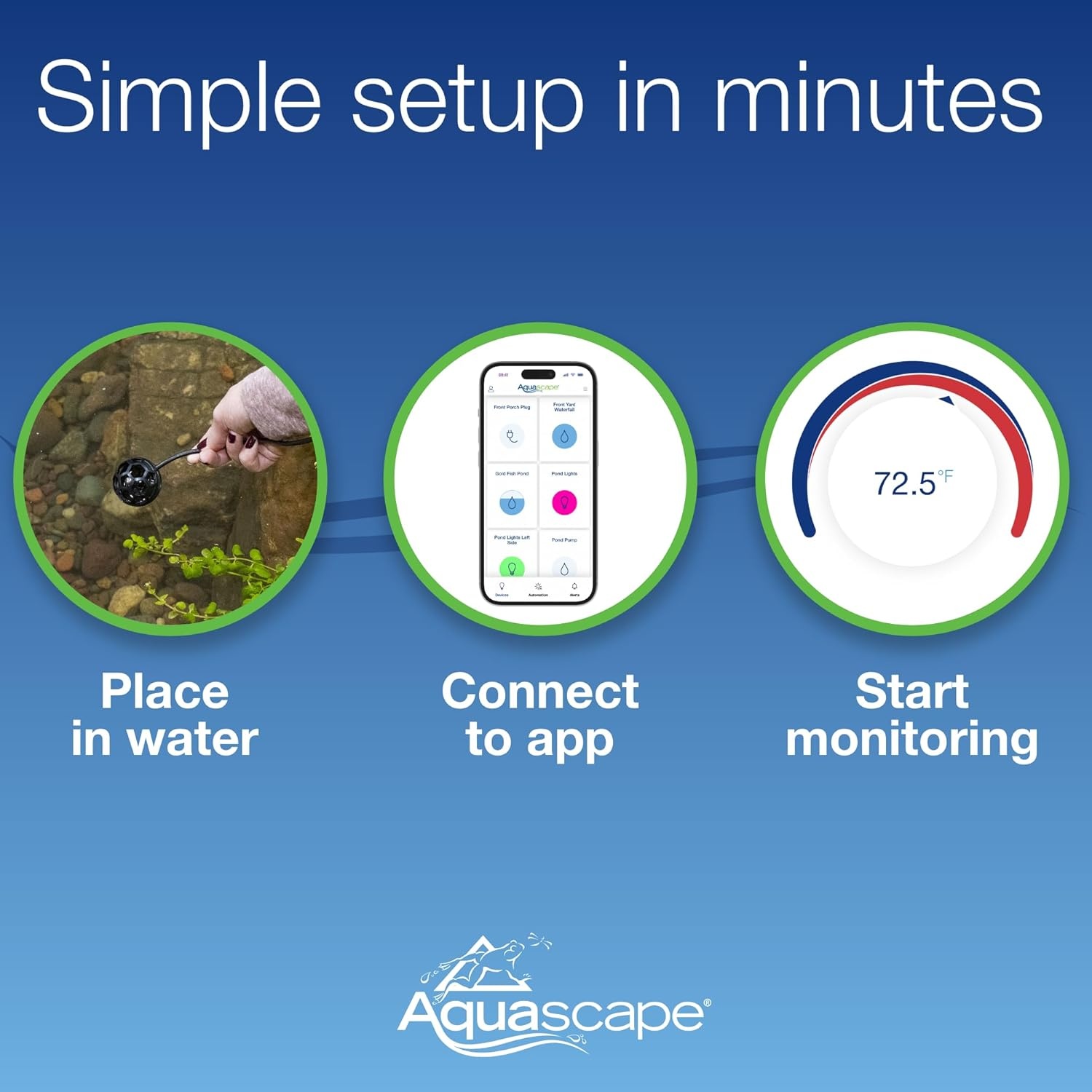 Aquascape Smart Pond Thermometer with Transformer | 74013(Thermometer Only)