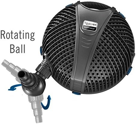 Aquascape AquaForce 3868 Solids Handling Submersible Pond Pump, Waterfall and Pond Filter Pump for Ponds, Water Features and Filtration, 91113(2700 GPH)