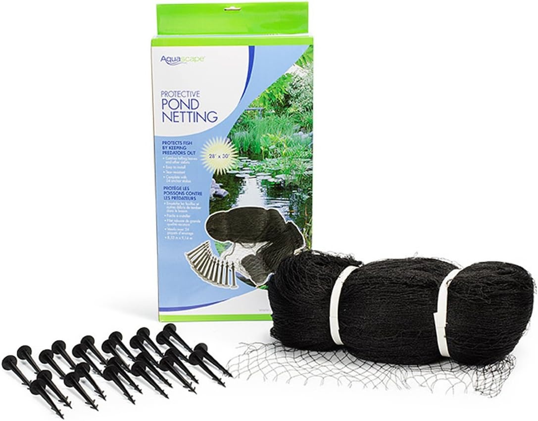 Aquascape Protective Netting for Koi Fish Ponds and Water Gardens, 7-Feet x 10-Feet | 98000(28 x 30 Feet)
