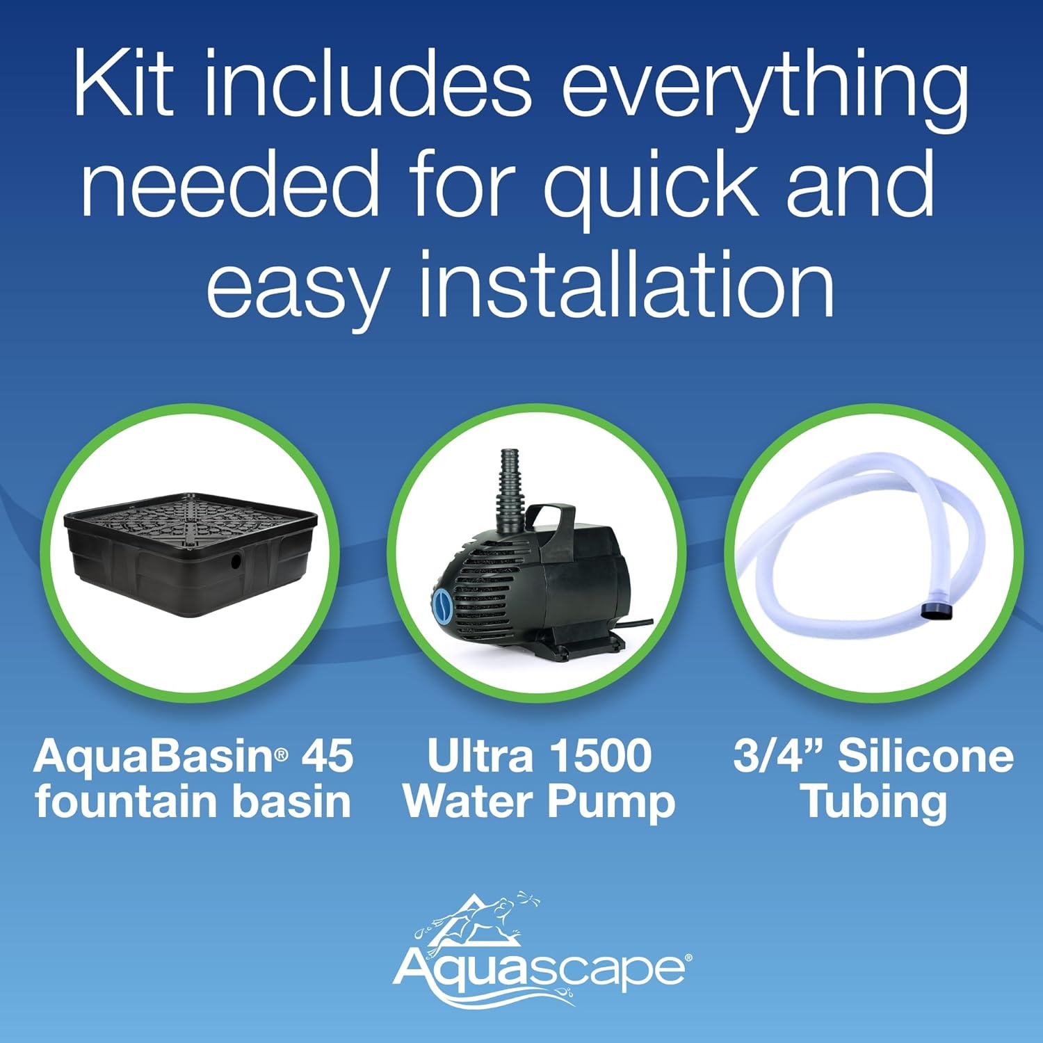 Aquascape Stacked Slate Sphere Water Fountain and Installation Kit for Yard, Landscape, and Garden, Medium, 78290(32 inch Dia (81 cm))