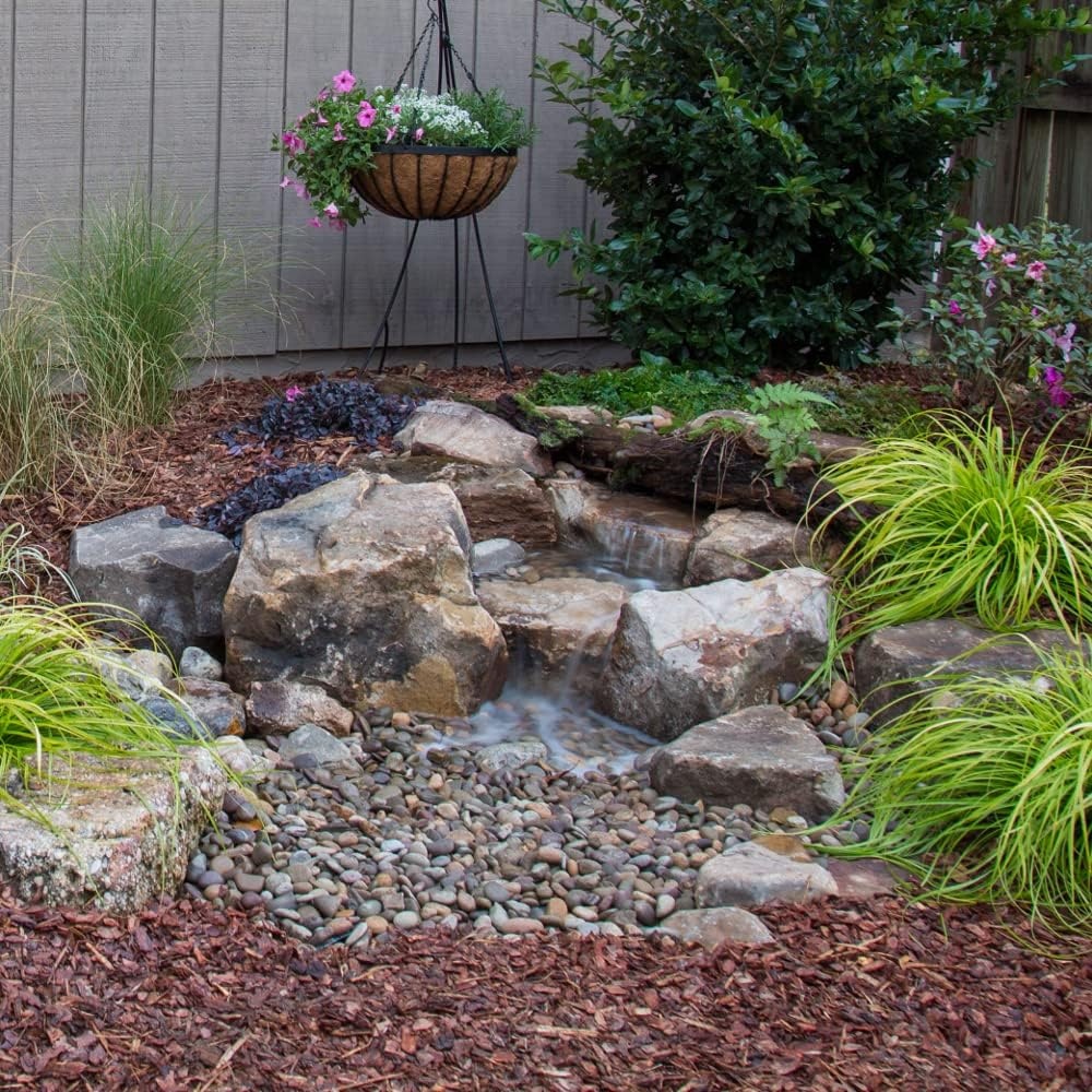 Aquascape Backyard Waterfall Fountain Kit for Landscape and Garden | 83013 Black(Fountain Kit)