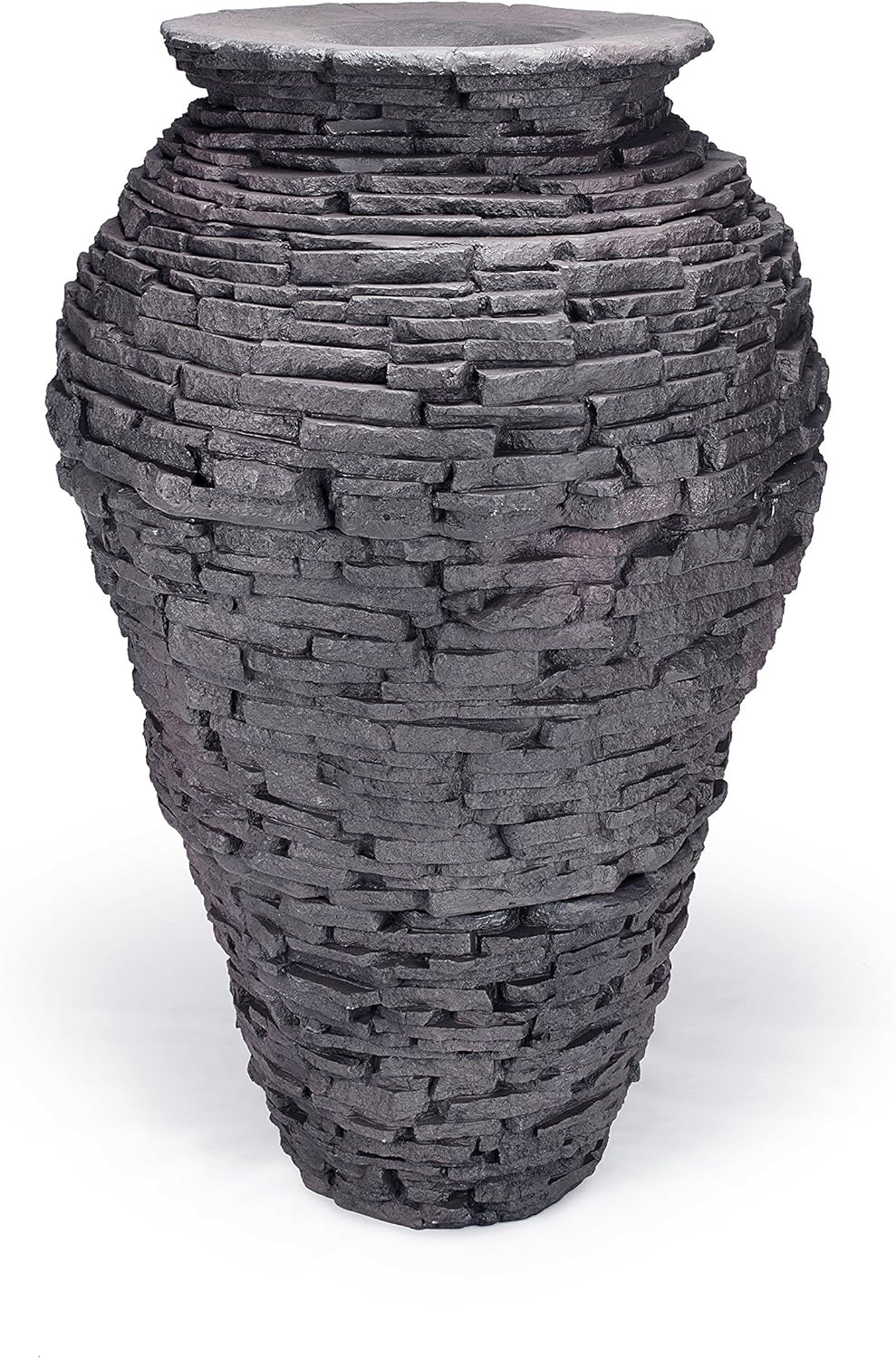 Aquascape 78221 Fire Fountain Stacked Slate Urn Add-On Kit(Urn Only)