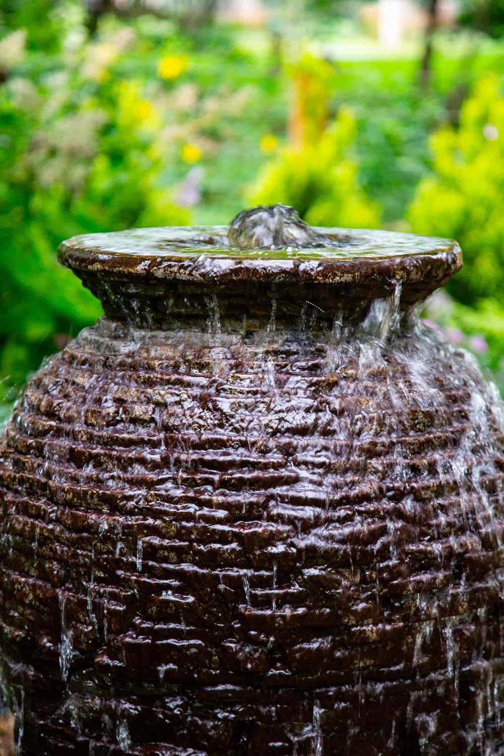 Aquascape 78221 Fire Fountain Stacked Slate Urn Add-On Kit(Urn Only)