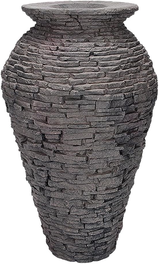 Aquascape 78221 Fire Fountain Stacked Slate Urn Add-On Kit(Urn Only)