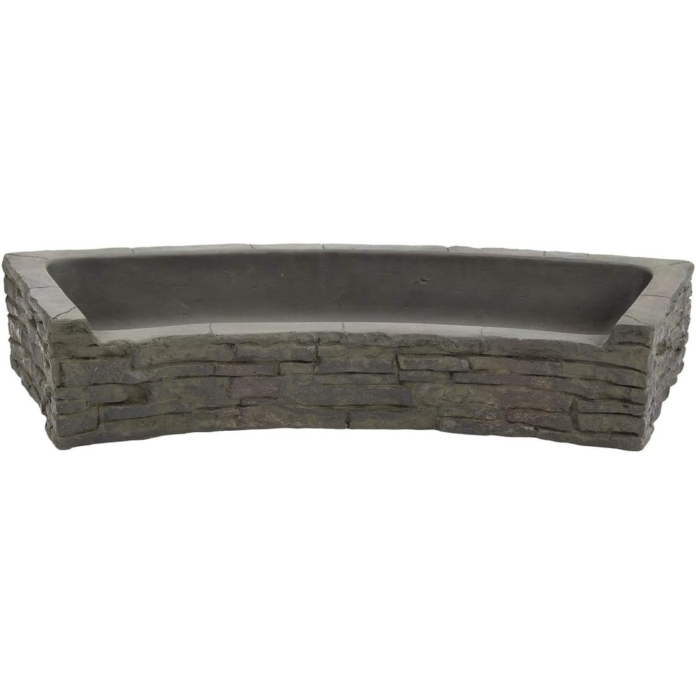 Aquascape Front-Spill Curved Stacked Slate Water Fountain Topper | 78284