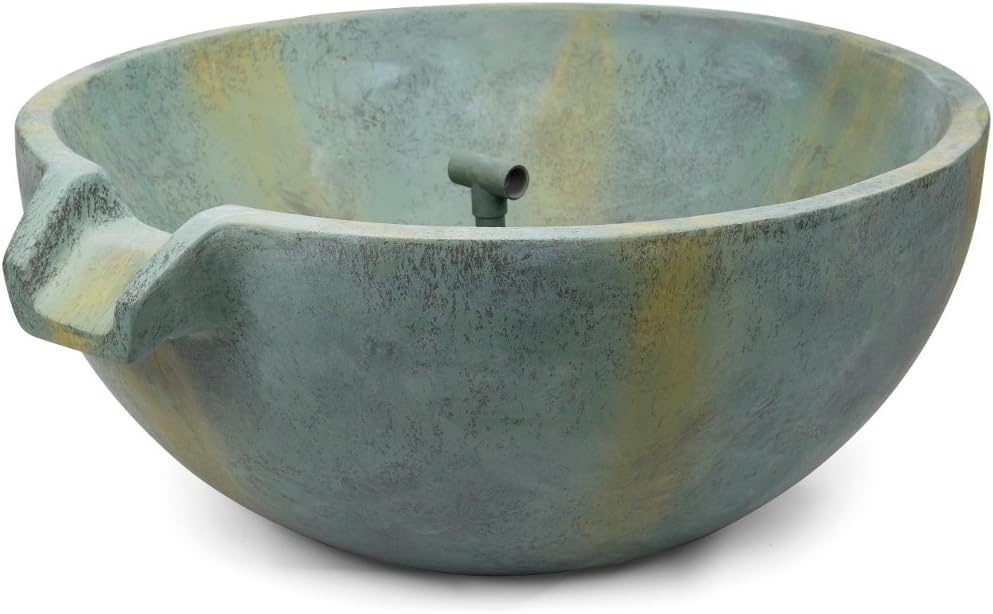 Aquascape Spillway Bowl and Basin Landscape and Garden Fountain Kit | 58087(Bowl 32-in)