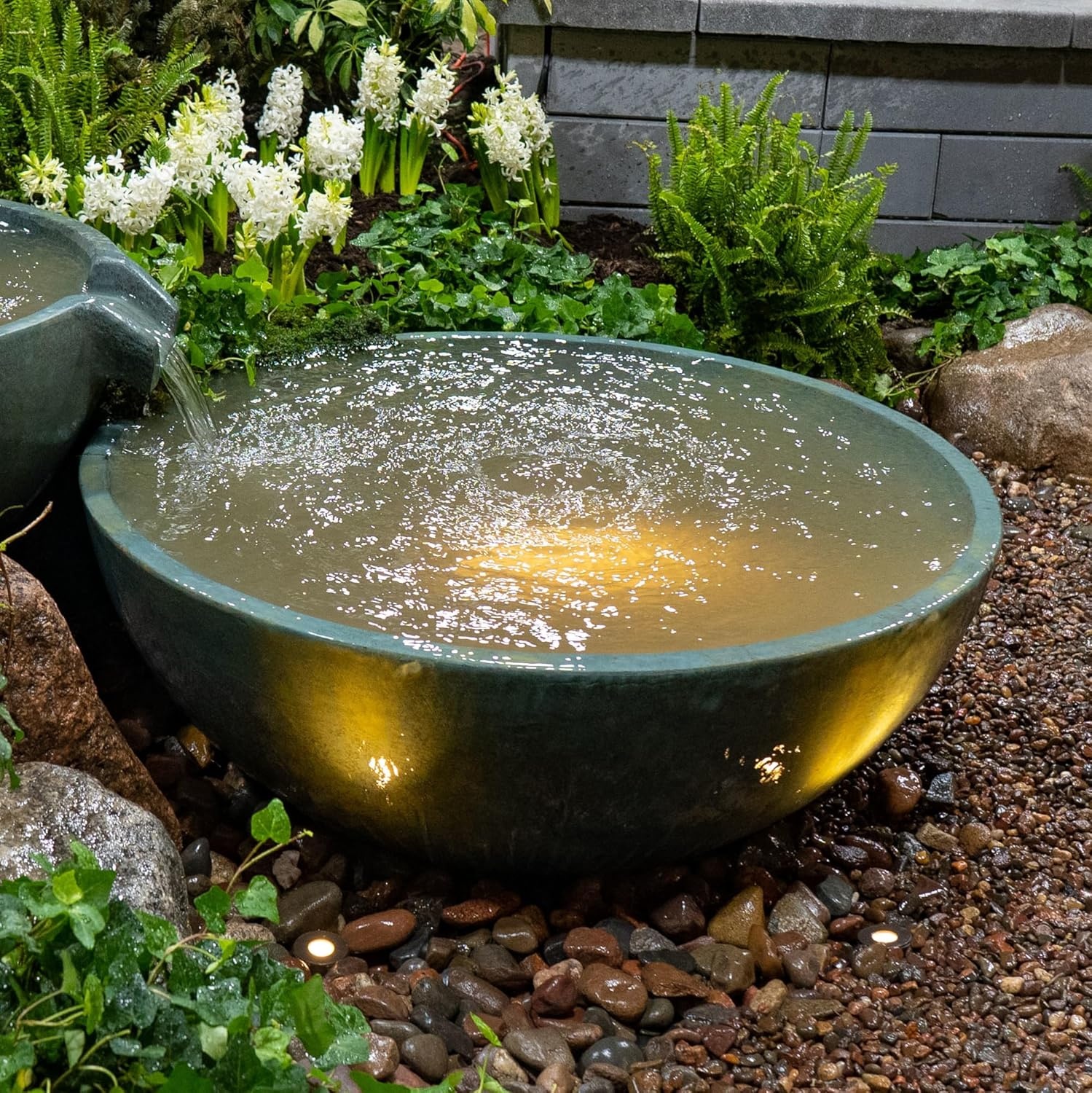 Aquascape Spillway Bowl and Basin Landscape and Garden Fountain Kit | 58087(Basin 40-in)