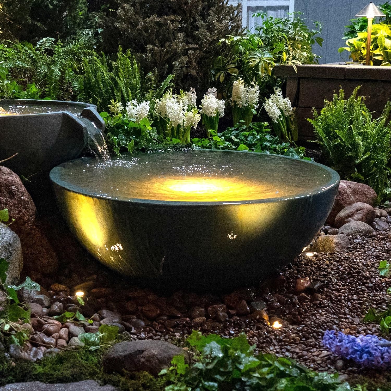 Aquascape Spillway Bowl and Basin Landscape and Garden Fountain Kit | 58087(Basin 40-in)