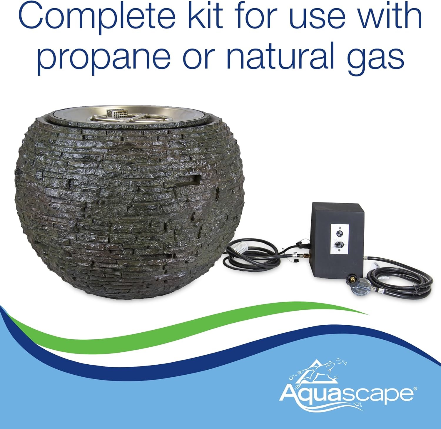 Aquascape Fire and Water Stacked Slate Sphere Medium | 58093