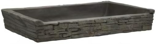 Aquascape Front-Spill Straight Stacked Slate Fountain Topper for Yard, Landscape, and Garden | 78281