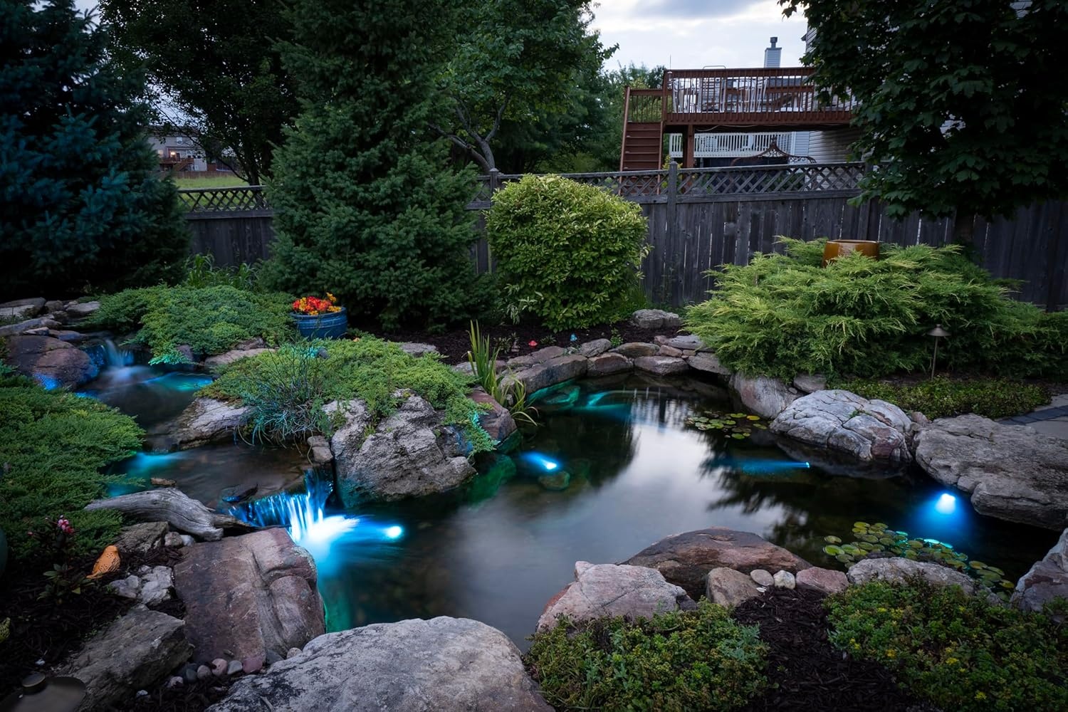 Aquascape LED Color Changing Pond and Garden Spotlight, Waterproof, Submersible, 4.5-Watt | 84059(4.5-watt)