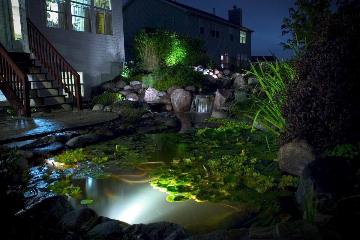 Aquascape 1-Watt LED Spotlight 6-Pack, Submersible Outdoor Pond and Landscape Lighting, Energy-Efficient Waterproof Spot Lights, 84045