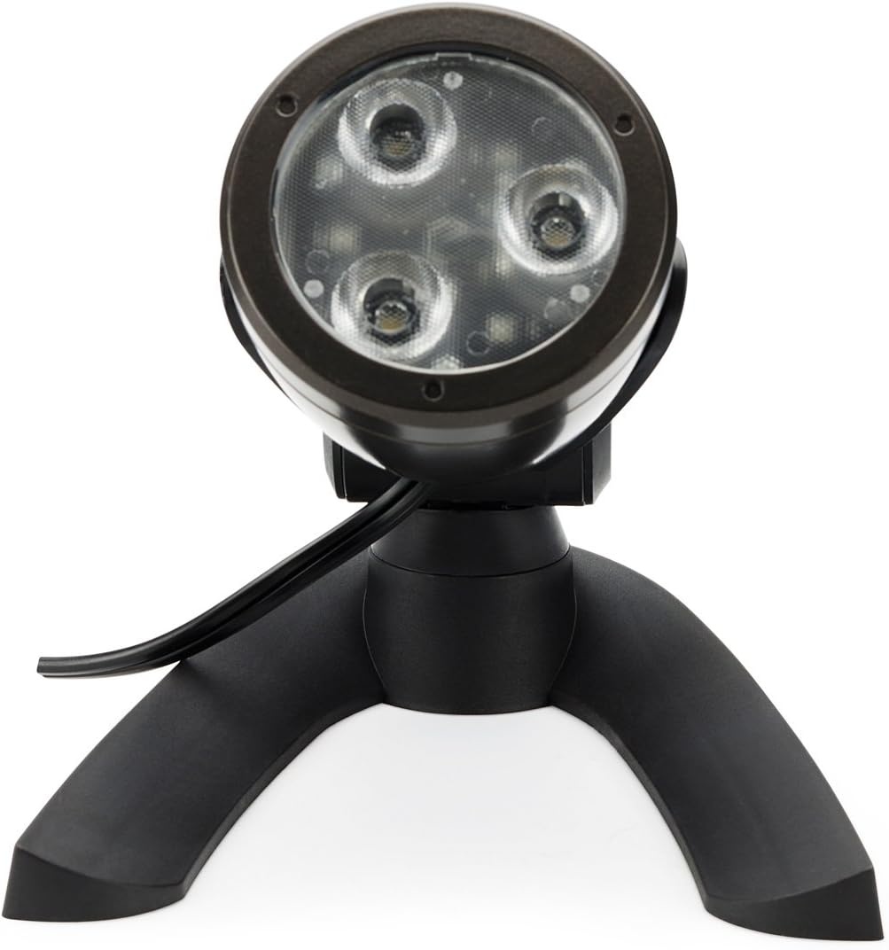 Aquascape LED Pond Garden Landscape Spotlight 6 Watt | Submersible | 12 Volt | 5 Year Limited Warranty(3-Watt Spotlight)