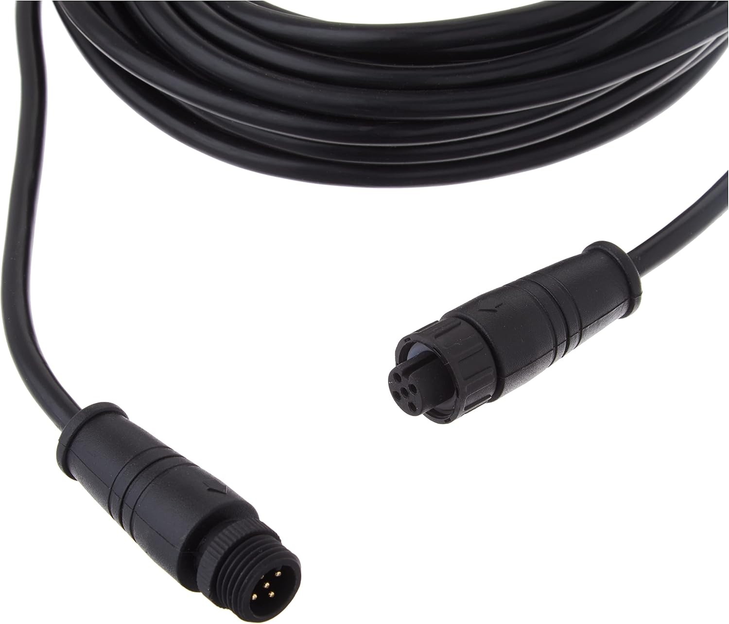 Aquascape 1-Outlet White LED Outdoor Lighting Extension Cable, 2-Pin, Black, 98998(5-Pin)
