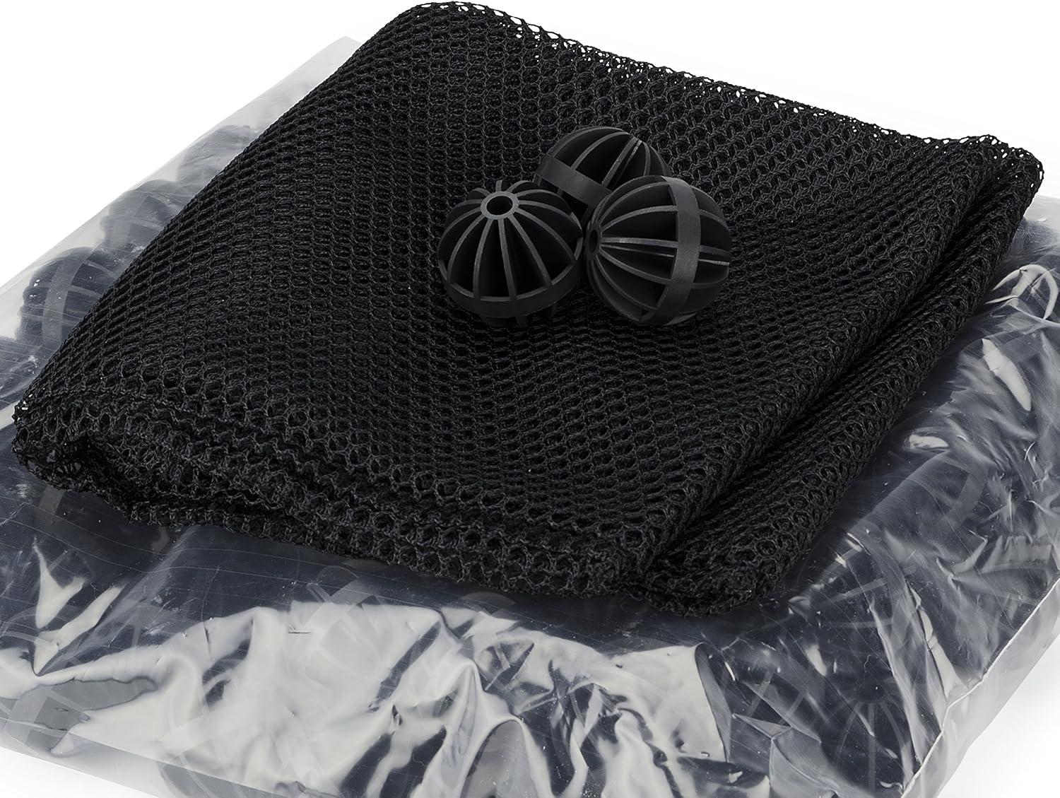Aquascape 98464 BioBalls Filtration Media for Pond, Waterfall, and Water Features(Black)