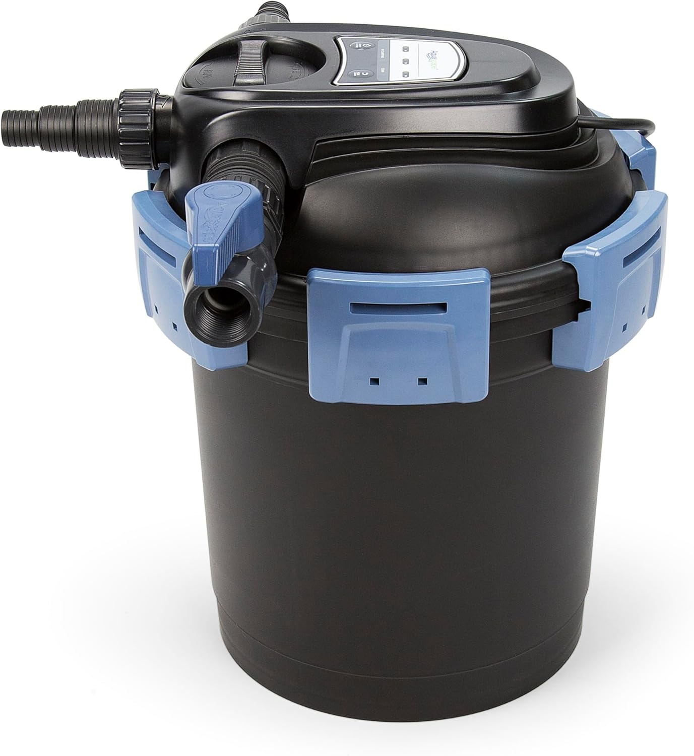 Aquascape 95053 UltraKlean 2000 Gallon Biological Pressure Filter with 14 Watt UV Clarifier Sterilizer for Pond Water Feature, 2,700 GPH Black(2000)
