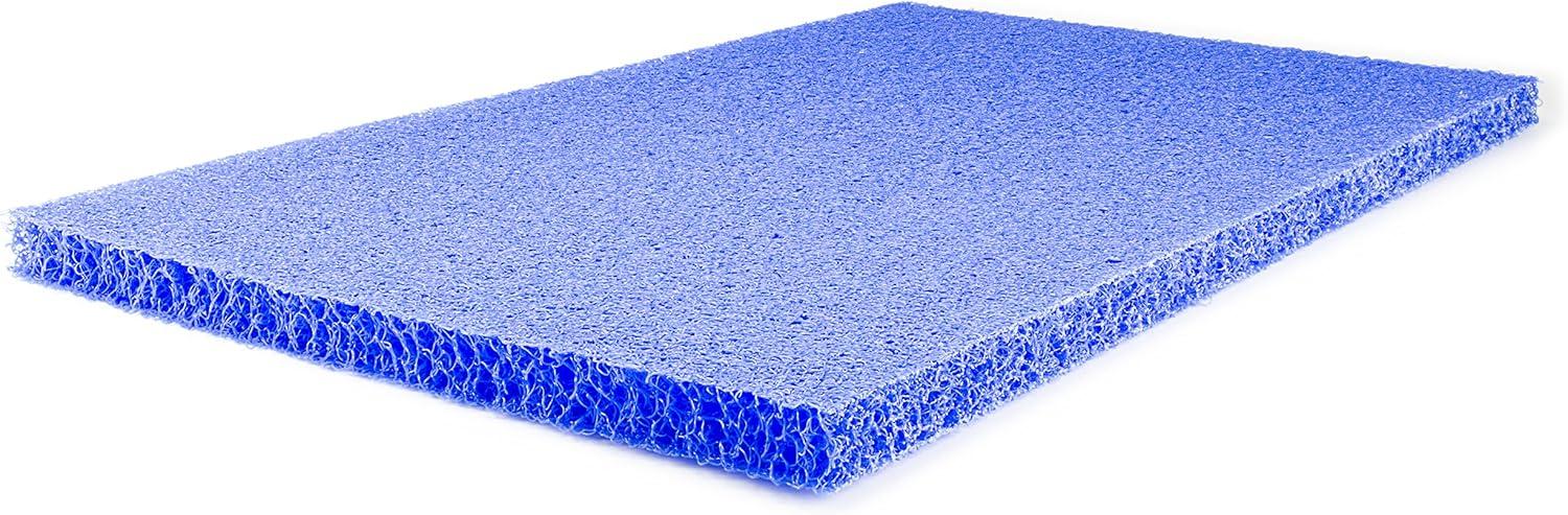 Aquascape Filter Media Mat 24″ x 39″ | High Density | Blue | for Pond Skimmer and Water Filtration Systems(High Density)
