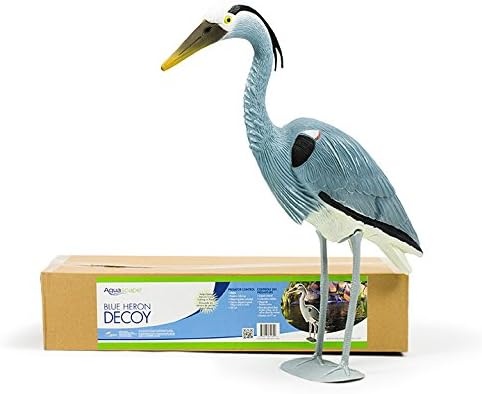 Aquascape Blue Heron Bird Decoy for Pond Water Feature and Garden 81030
