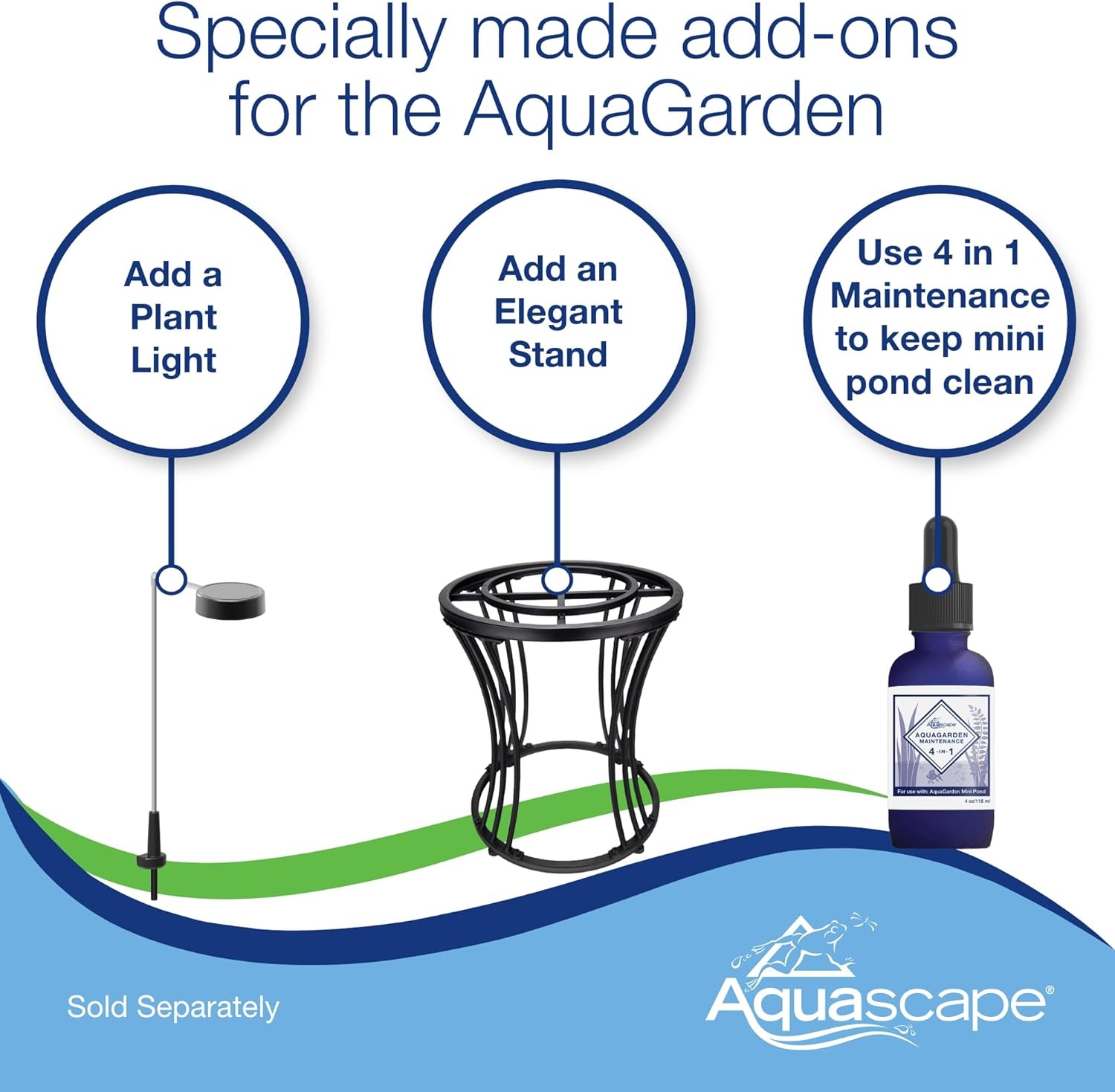 Aquascape AquaGarden Pond Kit, Container Water Garden | 78325(Steel Gray)