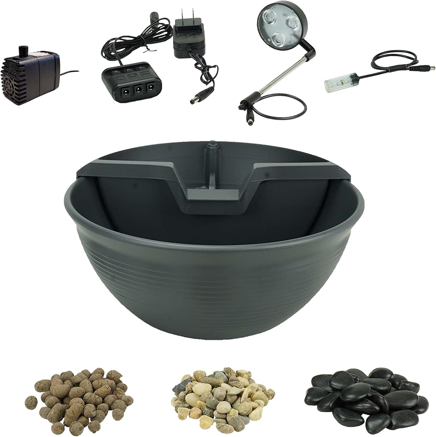 Aquascape AquaGarden Tabletop Fountain Kit (Gray)(Gray)
