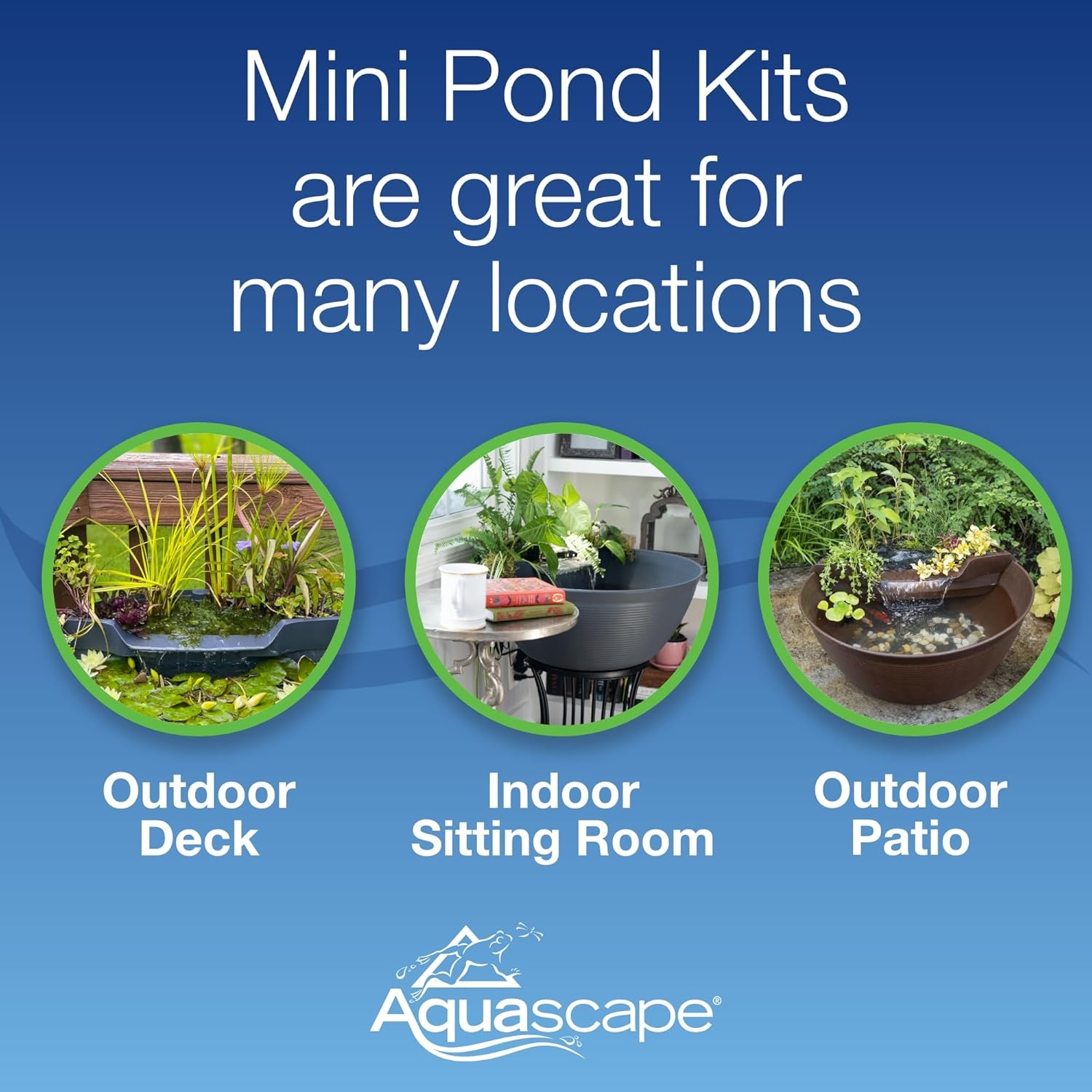 Aquascape AquaGarden Pond Kit, Container Water Garden | 78325(Brown)