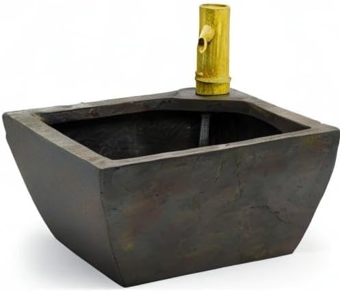 Aquascape Aquatic Patio Pond Kit Container Water Garden Includes Bamboo Fountain and Pump